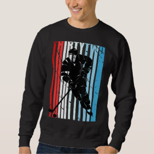 Mens Ice Hockey 32. Geburtstag Spieler Motivierend Sweatshirt