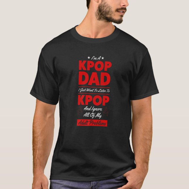 Mens, ich bin ein Papa, den ich gerade gewollt hab T-Shirt (Vorderseite)