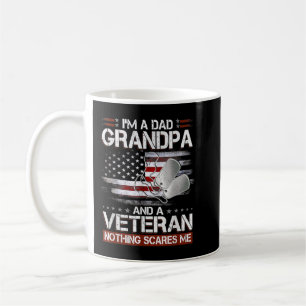 Mens Ich bin ein Vater Opa und eine Veteran-Nichts Kaffeetasse