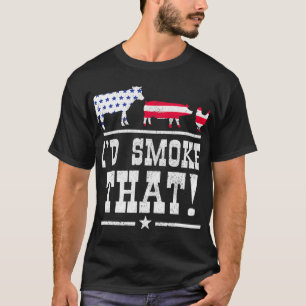 Mens ich rauchen, dass GRILLEN Rauchen Rauchen Gri T-Shirt