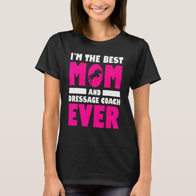 Mens im besten Mama- und Dressurtrainer aller Zeit T-Shirt (Vorderseite)