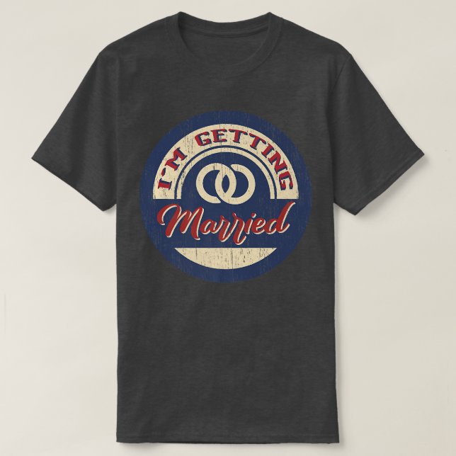 Mens Im Getried Funny Groom Bachelor Party T-Shirt (Design vorne)
