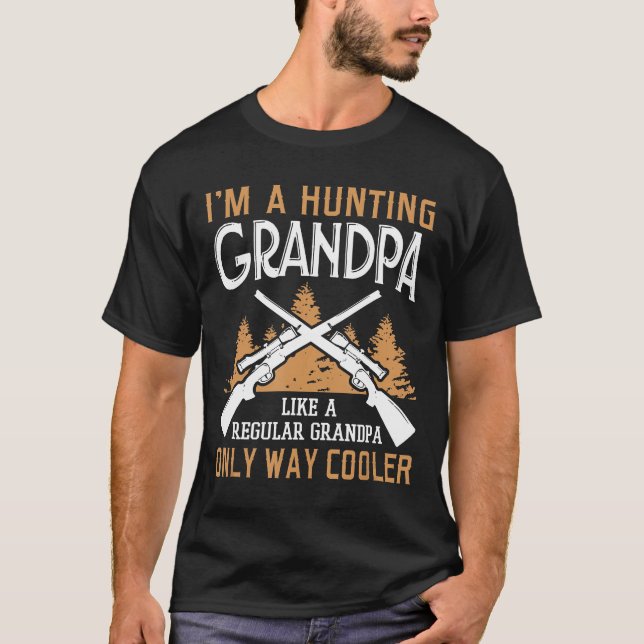 Mens Im Jäger Opa Cooler Großvater Vater H T-Shirt (Vorderseite)
