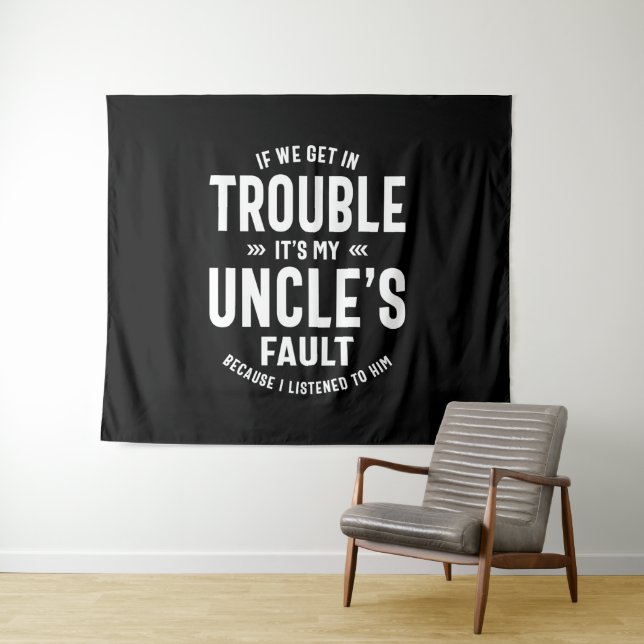 Mens ist das Geschenk meines Onkels und seines Vat Wandteppich (Beispiel (Horizontal))