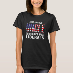 Mens ist nur ein stolzer Onkel, der die Liberalen T-Shirt