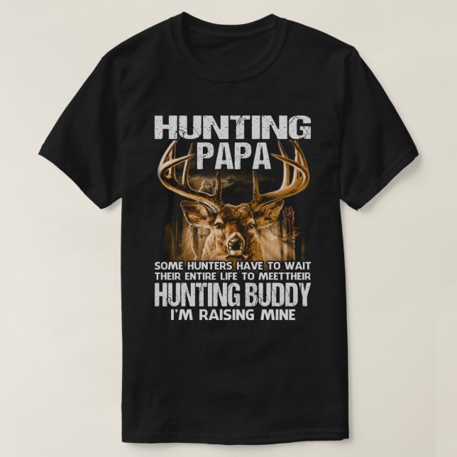 Mens Jagdpapa Vater Son Matching Shirt (Design vorne)