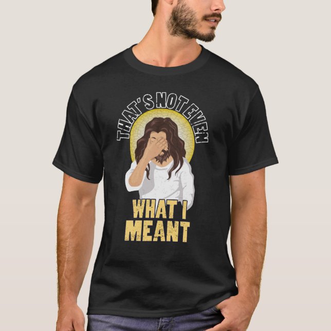 Mens Jesus für die Menschen - missverstanden nicht T-Shirt (Vorderseite)