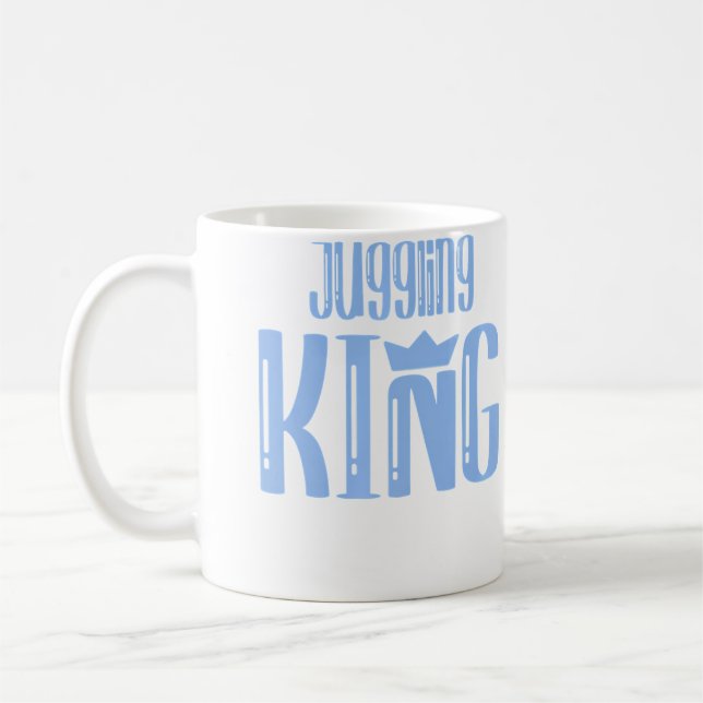 Mens Juggling King Kaffeetasse (Links)