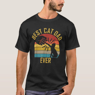 Mens Katzenpapa Bester Katze Vater je Katze Motif T-Shirt