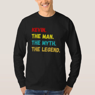 Mens Kevin Der Mensch Der Mythos der Legende T-Shirt