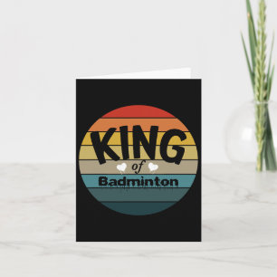 Mens King of Dminton Karte