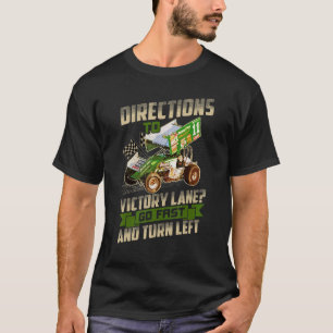 Mens Kinser Richtung Sieger Lane Dirt Track S T-Shirt