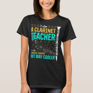 Mens Klarinette lehrt es wie ein normaler Lehrer, T-Shirt