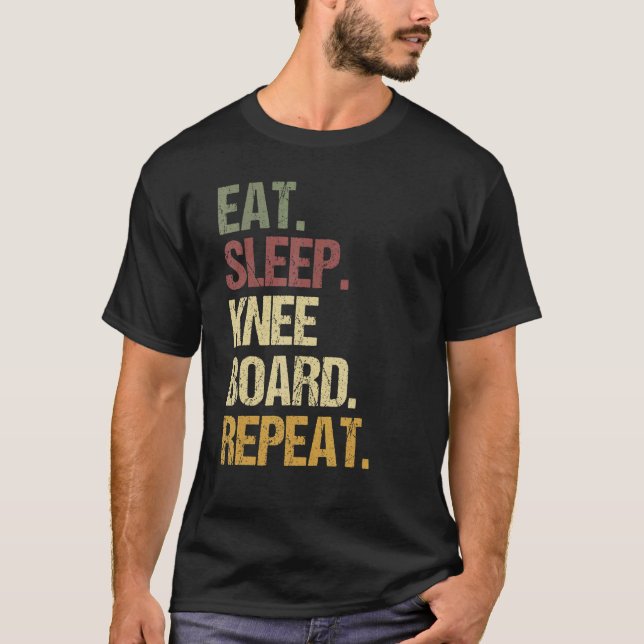 Mens Kneeboarding T-Shirt (Vorderseite)
