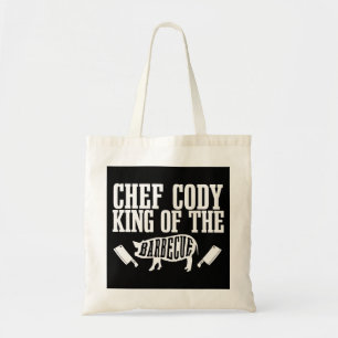 Mens Koch Cody is King of the Barbecue GRILLEN Gri Tragetasche