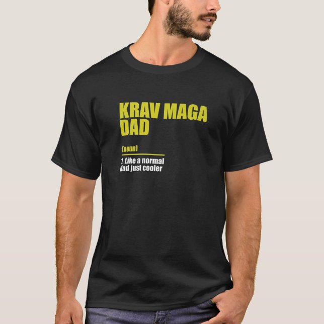 Mens Krav Maga Vater - Israel Martial Arts Vater T-Shirt (Vorderseite)