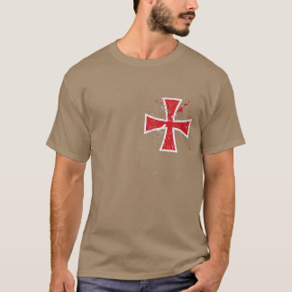 Mens Kreuzfahrer Ritter Knight Templar Code 2 Sid T-Shirt