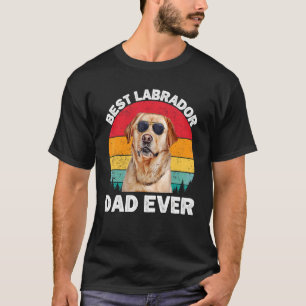 Mens Labrador Vater Vintag Gelbe Labrador Vater Va T-Shirt