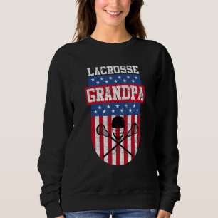 Mens Lacrosse Grandpa Sweatshirt