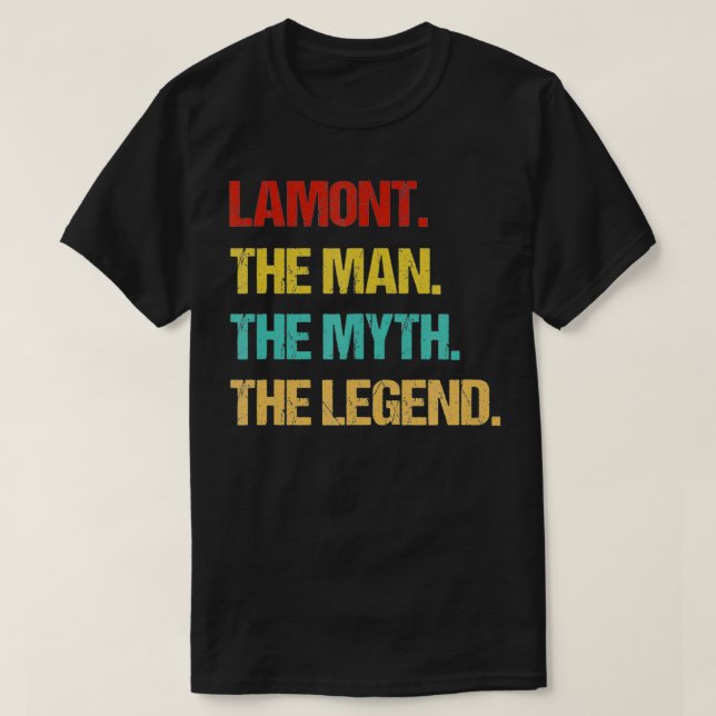 Mens Lamont der Mensch Der Mythos der Legende T-Shirt (Design vorne)