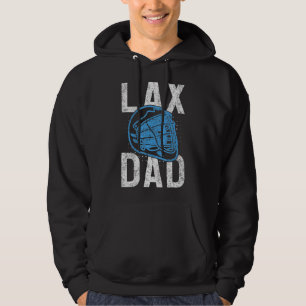 Mens Lax Helmet Lacrosse Player Lax Vater Vater's Hoodie