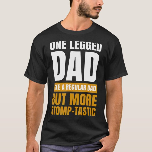 Mens Leg Prothesenwerk Pegleg - Nimm es Nässe T-Shirt (Vorderseite)