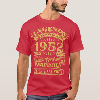 Mens Legends waren 1952 Geboren, 70 Jahre alte Ges T-Shirt