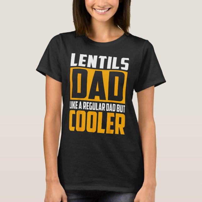 Mens Lentils Vater Wie ein regelmäßiger Vater, abe T-Shirt (Vorderseite)