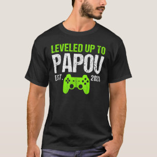 Mens Leveled Up To Papa Ostern 2023 Neuer Dad-Ga T-Shirt