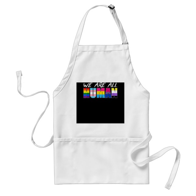 Mens LGBT Paint Spritzers Gay Bear Copy Schürze (Vorne)