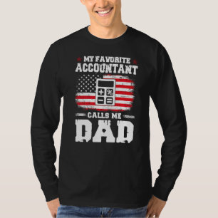Mens Lieblings-Buchhalter nennt mich Vater Phantas T-Shirt