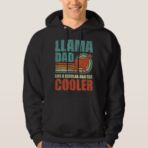 Mens Llama Vater wie ein regelmäßiger Vater, aber  Hoodie