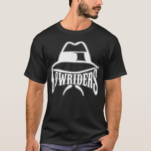 Mens Lowrider Hat LA Chicano Cholo Los Angeles Low T-Shirt (Vorderseite)