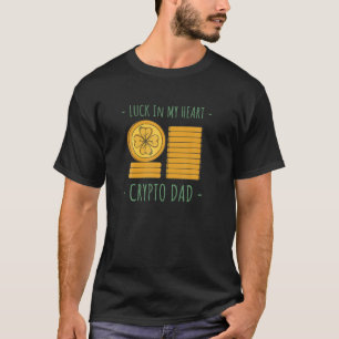 Mens Luck in meinem Herzen Krypto Vater St Patrick T-Shirt