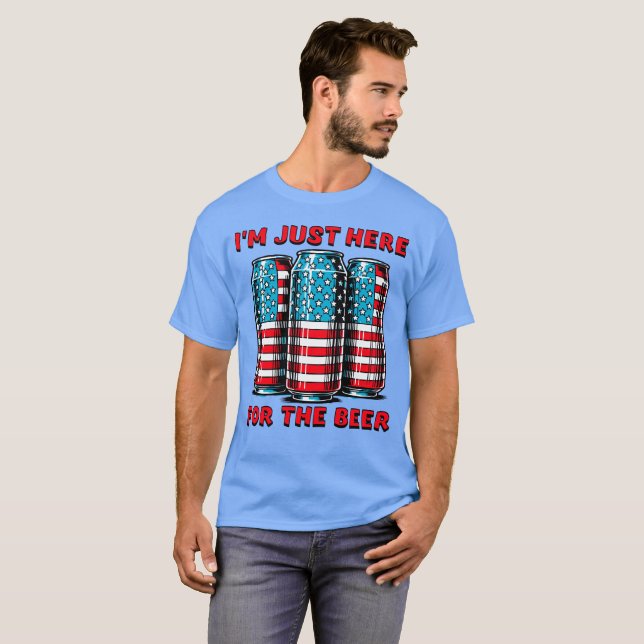 Mens lustig 4. Juli T-Shirt (Vorne ganz)