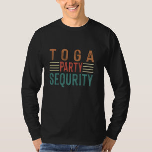 Mens lustige Toga Party-Security Papa-Geschenke fü T-Shirt