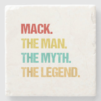 Mens Mack The Man The Myth The Legend Steinuntersetzer