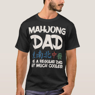 Mens Mahjong Design für Ihren Mahjong-Vater T-Shirt
