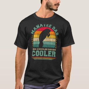 Mens Manatee Vater wie ein normaler Vater, aber Co T-Shirt