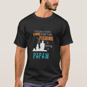 Mens mehr als eine Liebe Angeln Papa Special Opa T-Shirt