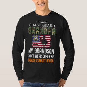 Mens mein Enkel trägt Kampfstiefel, Stolze Küste G T-Shirt