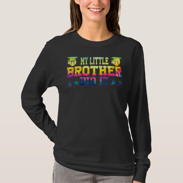 Mens mein kleiner Bruder hat es Senior 1 T-Shirt (Vorderseite)