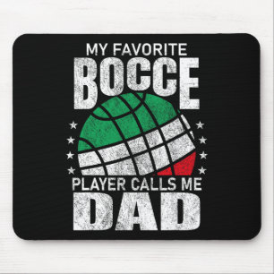 Mens mein Lieblings-Ball-Player nennt mich Vater Mousepad