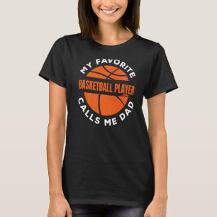 Mens mein Lieblings-Basketball-Spieler nennt mich T-Shirt