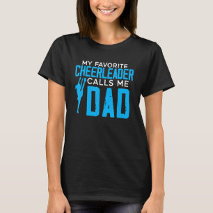 Mens Mein Lieblings-Cheerleader nennt mich Vater C T-Shirt