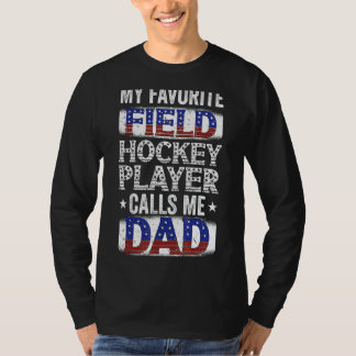 Mens Mein Lieblings-Feldhockeyspieler nennt mich V T-Shirt