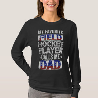 Mens Mein Lieblings-Feldhockeyspieler nennt mich V T-Shirt