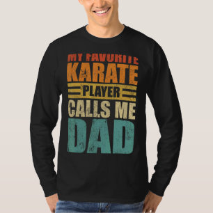Mens Mein Lieblings-Karate-Spieler nennt mich Vate T-Shirt