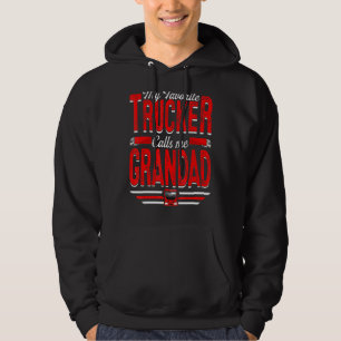 Mens Mein Lieblings-LKW nennt mich Grandad Truckin Hoodie