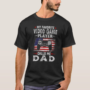 Mens Mein Lieblings-Videospiel-Player nennt mich V T-Shirt